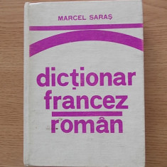 DICTIONAR FRANCEZ ROMAN-MARCEL SARAS-CARTONAT-R5D