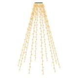 Instalatie lumini brad de Craciun cu 250 LED-uri, 250 cm