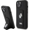 Husa pentru iPhone 15 / iPhone 14 / iPhone 13 - Karl Lagerfeld Saffiano Gripstand (KLHCP15SGSAKCPK) - Karl&amp;Choupette