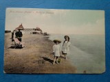 Micii Principi Nicolae și Maria la Mamaia , adresată prof. dr A. Babeș, Circulata, Fotografie, Constanta
