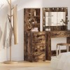 VidaXL Bufet cu sertar Stejar afumat 40 x 41 x 135 cm Lemn compozit