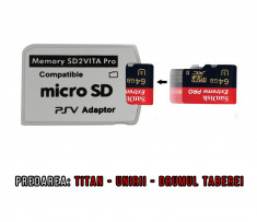 Adaptor SD2Vita MicroSd la PsVita ultima versiune 5.0 foto