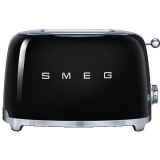 Prajitor de paine Smeg Retro TSF01BLEU, 950 W, 2 felii, negru