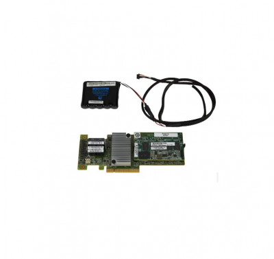 Raid Controller IBM M5210 46C9111 12GB/S SAS/SATA 2GB PCI-E 3.0 X8 IMR cu baterie LSI 49571-16 00JY023 si cache 2GB 44W3394 foto