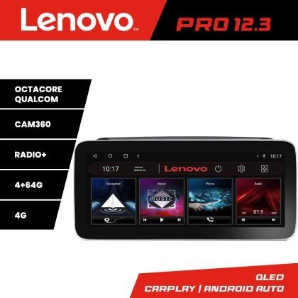 Navigatie Skoda Rapid Seat Toledo 2013+ Lenovo PRO 4+64 12.3 inch qled android 4G DSP gps internet Kit-rapid v1 CarStore Technology