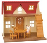 Sylvanian Families-Casuta cu Acoperis Rosu si Figurina Iepuras