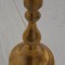 Sfesnic de bonz masiv, inaltime 16 cm, diametru talpa 10 cm, vintage, decor