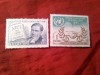 2 Timbre Chile 1966 ONU si 1967 Ruben Dario, Nestampilat