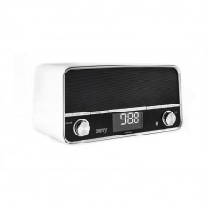 Radio Retro cu Ceas Camry, Afisaj LCD, Alarma Dubla, Bluetooth, USB, FM/AM, MP3, Culoare Alb foto