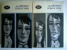 George Calinescu ? Enigma Otiliei {2 volume} foto