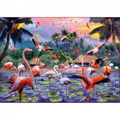 Puzzle Flamingo, 1000 Piese foto