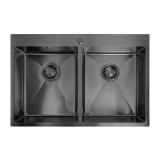 Chiuvetă inox Rea Joel Black