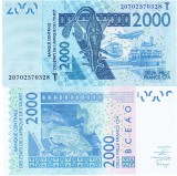 Statele Africii de Vest 2 000 Franci Togo 2020 UNC