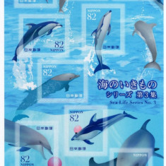 JAPONIA 2019-PESTI-Bloc self adeziv-serie de 10 timbre conform scan MNH