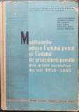 Vintila Dongoroz-Modificarile aduse Codului penal si codului de procedura penala