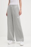 adidas pantaloni de trening All Szn Holiday culoarea gri, uni, JV5758