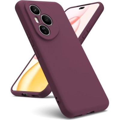 Husa Soft Touch, slim, ALC Mobile, anti soc, compatibila cu Honor 400 Pro, Visiniu Tpu foto