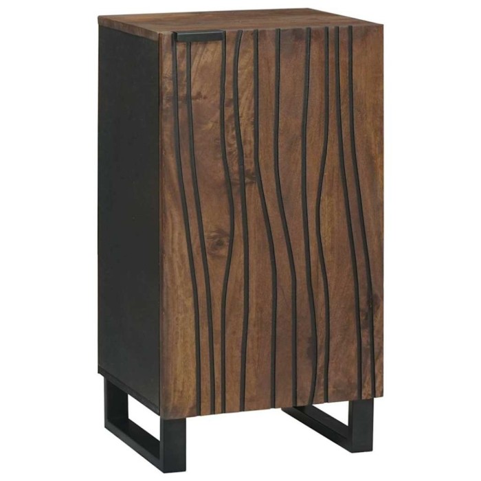 Sideboard 40 x 33.5 x 75 cm - Fabricat din lemn masiv de mango.