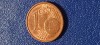 Moneda 1 Euro cent 2010 Italia, Europa