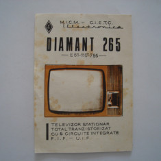 Reclama la televizorul Diamant 265