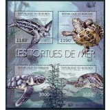BURUNDI 2012 FAUNA MARINA TESTOASE