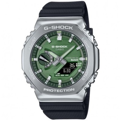 Ceas Bărbați Casio G-Shock GBM-2100A-1A3ER Negru Verde (&amp;Oslash; 44,5 mm) foto