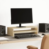 VidaXL Suport de monitor, stejar sonoma, 54x22x15 cm, lemn prelucrat