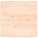 VidaXL Blat masă 60x60x(2-6) cm lemn stejar netratat contur organic