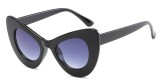 Ochelari de soare dama Butterfly Oversized - Negru