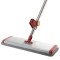 Mop Plat cu Laveta din Microfibra, Flippy, Pentru Uz Casnic, cu 2 Lavete Incluse, Sistem de Stoarcere, Tija Telescopica 130 cm, Rotire 360&deg;, 42 x 130