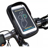 Suport de bicicleta Flippy Wheel UP pentru telefoane cu ecran tactil =&lt; 6.0 inch&nbsp;impermeabil, negru