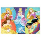 Puzzle Trefl Disney Princess: Intalnire cu printesele 100 piese