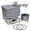 Cilindru Motor Husqvarna K1250 3120XP 3120K Partner K1250 Hyway, 60mm, Set Complet: Piston, Bolt, Sigurante, Segmenti, OEM 506-29-42-71