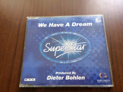 dieter bohlen ex modern talking blue system we have a dream deutschland superstar cd maxi single disc muzica pop VG+ foto