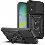 Cumpara ieftin Husa Antisoc Motorola Moto E13 cu Protectie Camera Negru TCSS