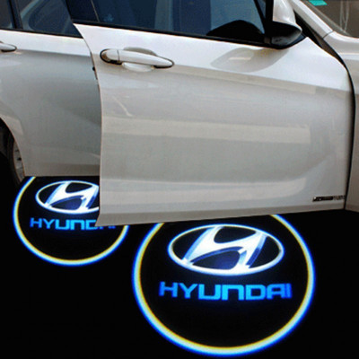 Proiectoare Portiere cu Logo Hyundai - BTLW065 (HY) foto