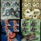 Samoa 2015 Snakes WWF Pacific Tree Boa 4 sheets MNH DA.012