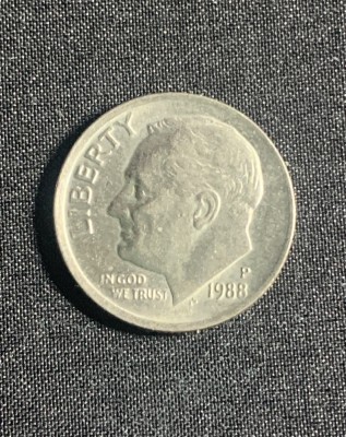 Moneda One Dime 1988 USA foto