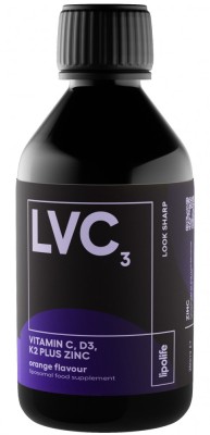 Lipolife LVC3 - Vitamina C, D3, K2 plus zinc, lipozomale 240ml foto