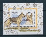 NEVIS 1995 FAUNA ANIMALE DOMESTICE CAINI, Nestampilat
