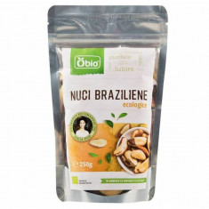 Nuci braziliene crude bio, 250g, Obio