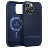 Husa Caseology Parallax MagSafe pentru Apple iPhone 14 Pro Max Albastru inchis, SPIGEN