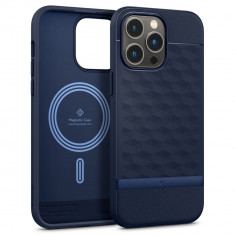 Husa Caseology Parallax MagSafe pentru Apple iPhone 14 Pro Max Albastru inchis