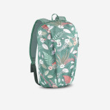 Rucsac Drumeție la munte NH50 10L Verde cu imprimeu floral, Quechua