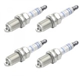 Cumpara ieftin Set 4 bujii scanteie Bosch pentru Hyundai Elantra, i10, i20, i30, Sonata, Tucson, Kia Carens, Ceed, Mazda 3,