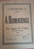Partitura - Pozitiile viorii - A. Blumenstengel