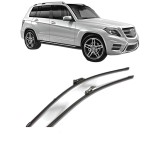 Set stergatoare auto MERCEDES-BENZ GLK-CLASS (X204) din 2008-2015, pentru parbriz auto, 2 bucati, Valeo Silencio Xtrm, din cauciuc siliconat rezistent