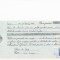 Banca Nationala - Cambie - BILET LA ORDIN 1938 TIMBRU SEC 8 LEI APOSTILA