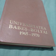 UNIVERSITATEA BABES-BOLYAI 1965-1970-STEFAN PASCU 1970 /383 PAG