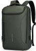 Rucsac barbati Mark Ryden Smart , Laptop de 17.3, rezist la apa, port USB, 32L, 50 x 30 x 20 cm, verde, Negru